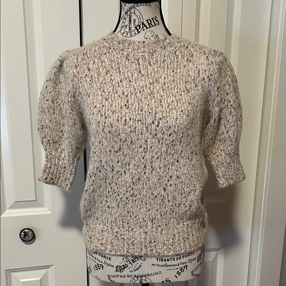 Short Sleeve Crew Neck Sweater by Vero Moda